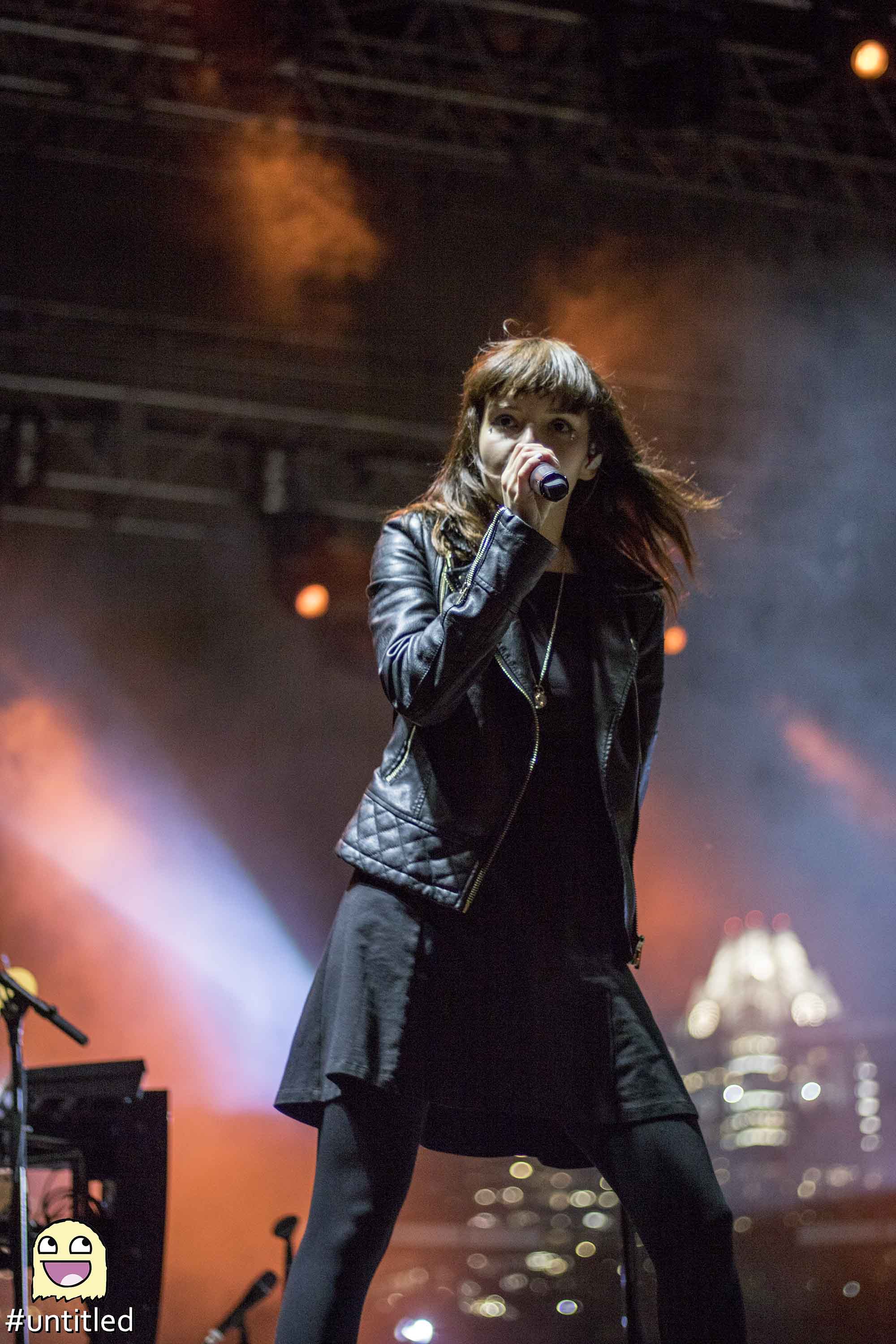 Chvrches Action Shot Staring