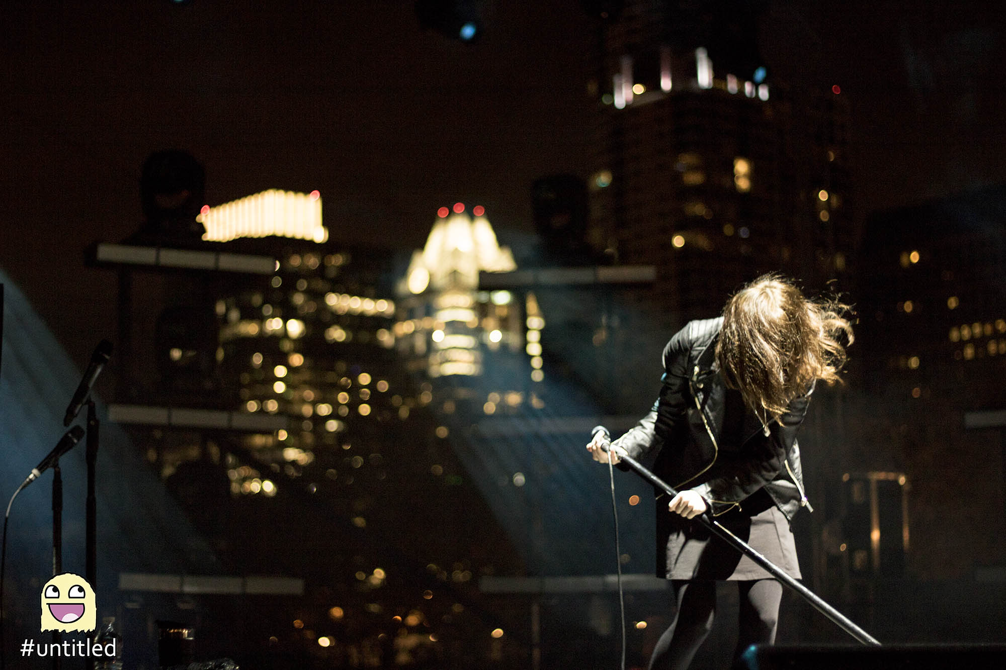 Chvrches Dancing with Microphone